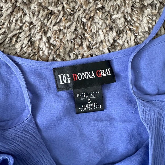 Silk Y2K summer top lilac - Picture 4 of 4